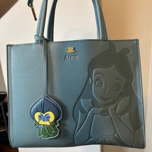 Loungefly Disney Alice in wonderland debossed purse